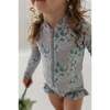 Girl's One-Piece Ruffle Rash Guard Swimsuit Makeup - One Pieces - 6
