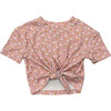 Girl's Tie Front Shirt Mini Daisy - T-Shirts - 1 - thumbnail