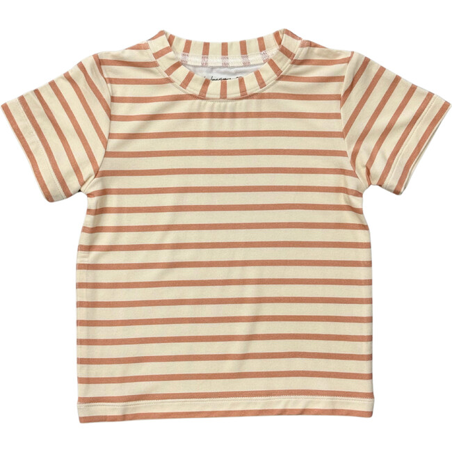 Boy's Short Sleeve Tee Maple Stripe