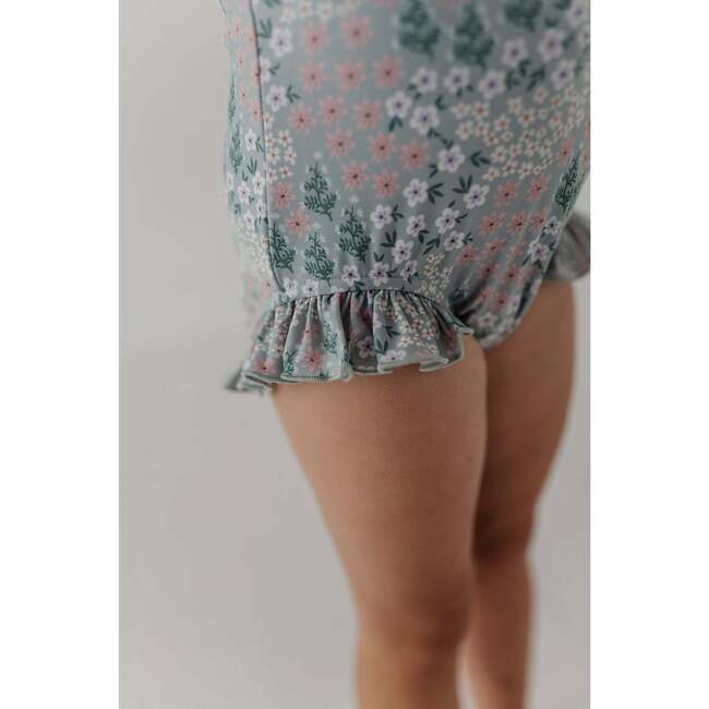 Girl's One-Piece Ruffle Rash Guard Swimsuit Makeup - One Pieces - 9