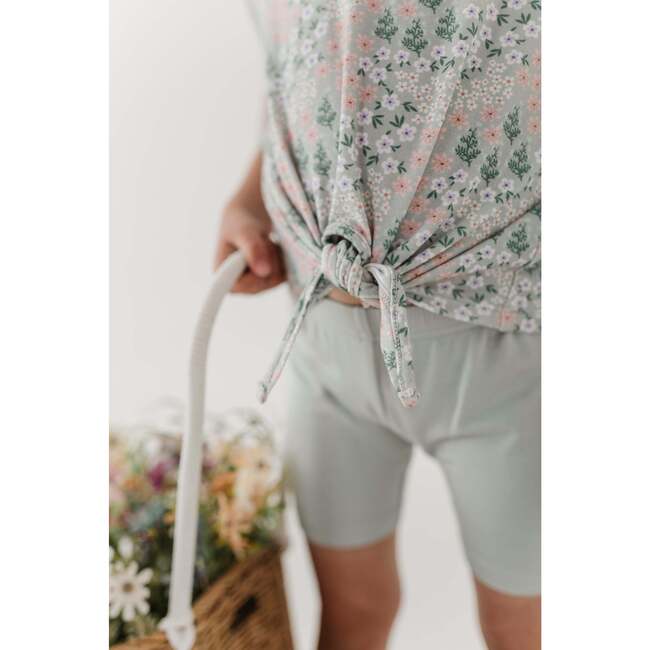 Girl's Tie Front Shirt Mini Daisy - T-Shirts - 9