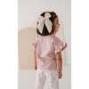 Girl's Ruffle Sleeve Top Spring Mauve - Blouses - 5