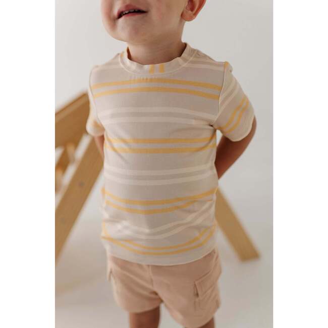 Boy's Short Sleeve Tee Maple Stripe - T-Shirts - 7