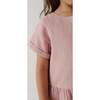 Gauze Button Dress Spring Mauve - Dresses - 3