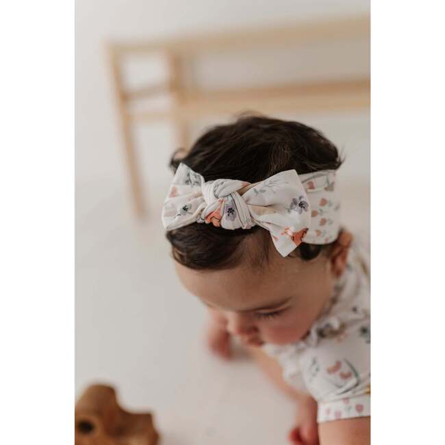 Girl's Short Sleeve Bodysuit Dress Set Floral Chickens - Dresses - 6