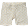 Biker Shorts Checkered in Rutabaga - Shorts - 1 - thumbnail