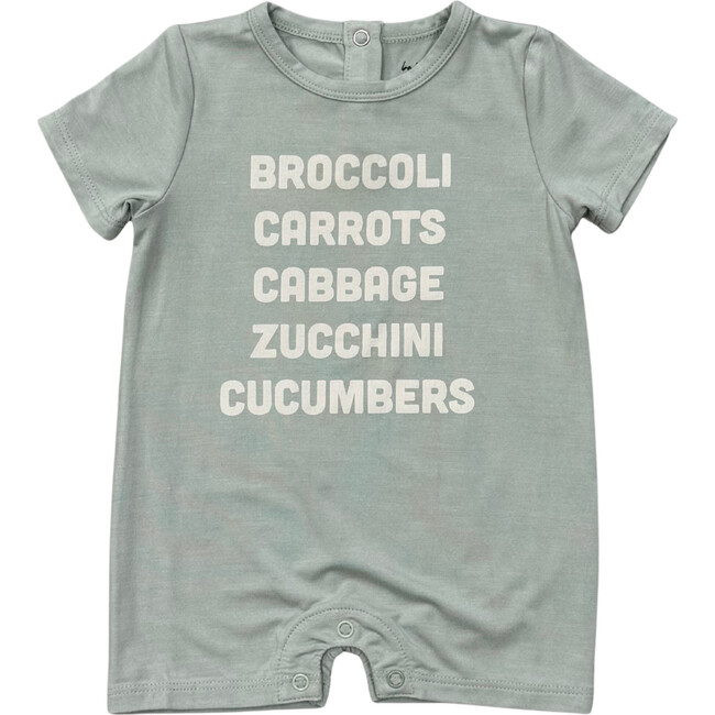 Tee Romper Broccoli Carrots