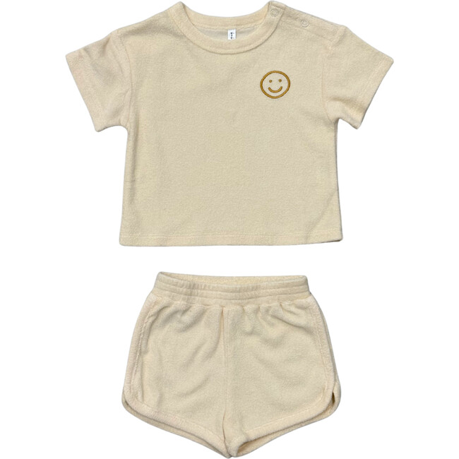 Short Sleeve Cotton Terry Set Rutabaga