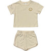 Short Sleeve Cotton Terry Set Rutabaga - Mixed Apparel Set - 1 - thumbnail