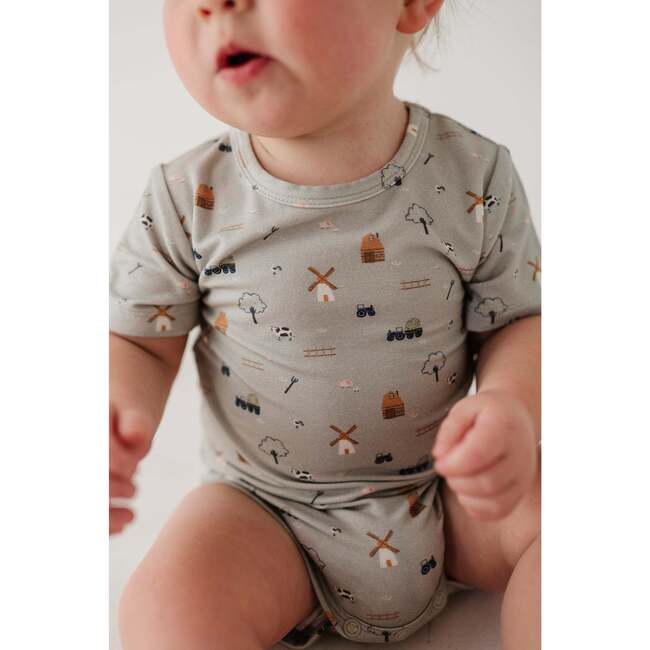 Baby Short Sleeve Bodysuit Home Grown - Onesies - 7