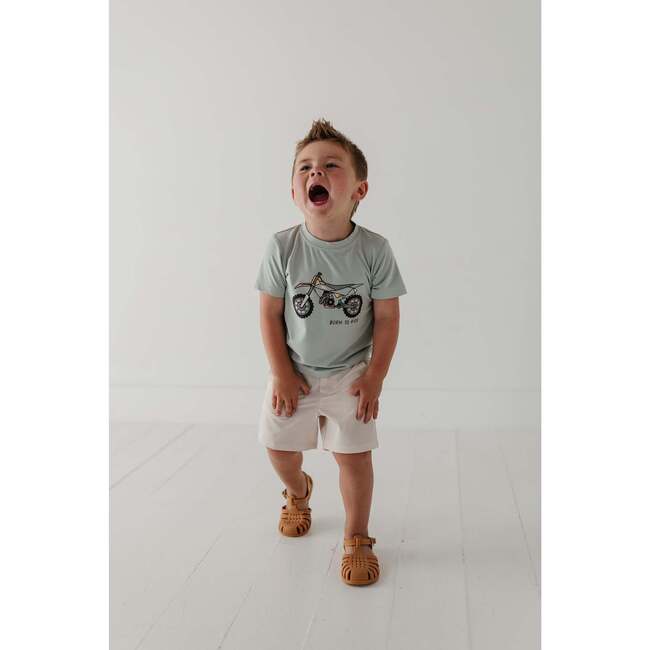 Boy's Short Sleeve Tee Multi Stripe - T-Shirts - 8