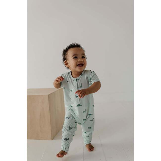 Short Sleeve Henley Romper Dirt Bikes