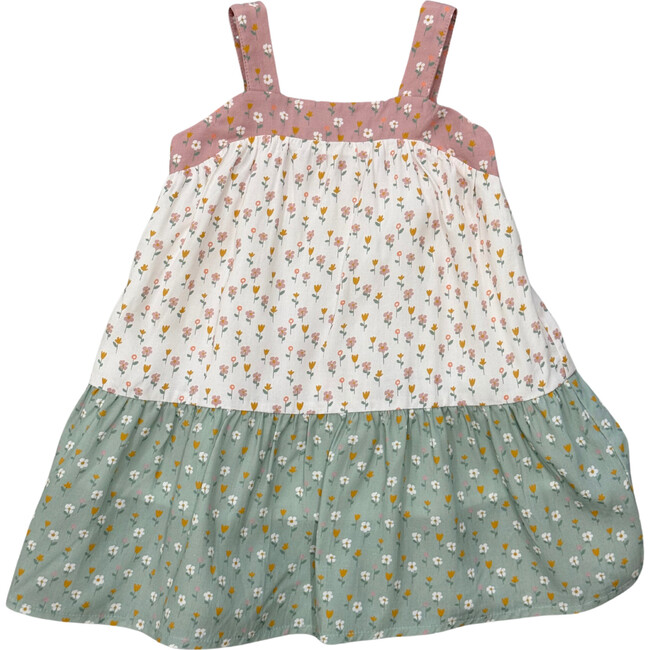 Wide Strap Dress Multi Daisy