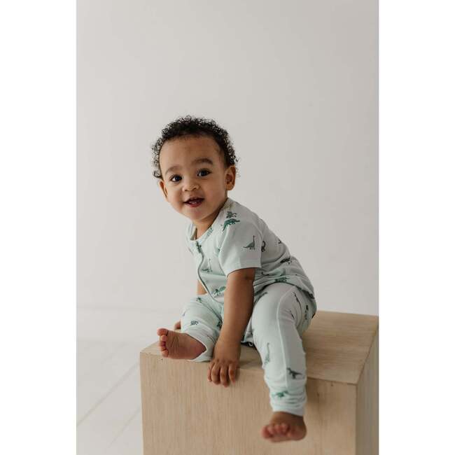 Short Sleeve Henley Romper Dirt Bikes - Rompers - 5