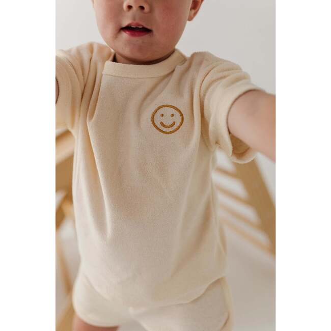 Short Sleeve Cotton Terry Set Aqua Grey - Mixed Apparel Set - 6