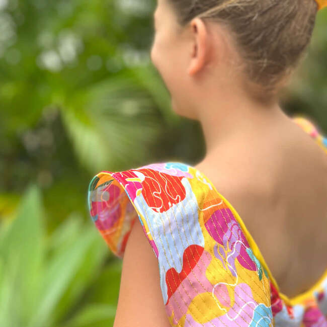 Cece Flap Neck Waist Belt One-Piece Swimsuit, Cocos Island - One Pieces - 4