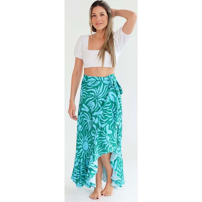 Womens Wrap Skirt,  Pacifica