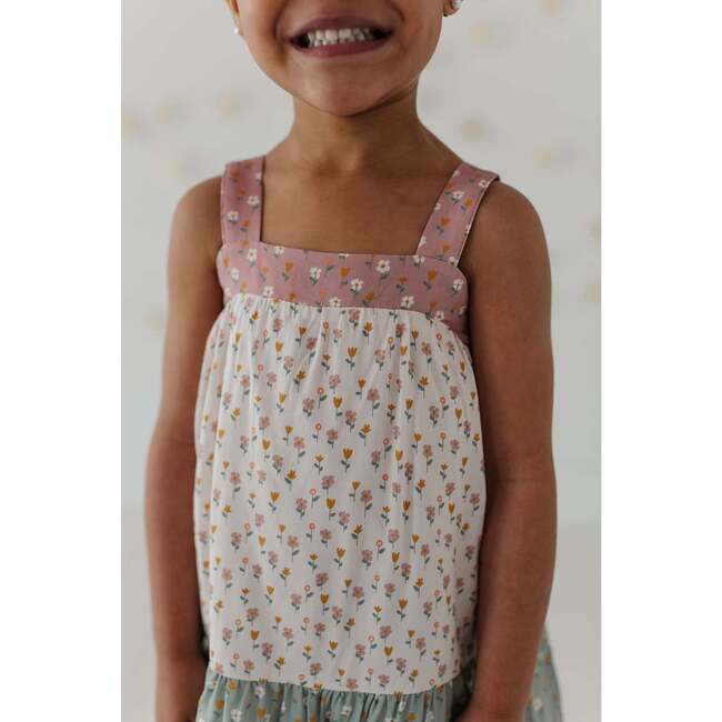 Wide Strap Dress Multi Daisy - Dresses - 7