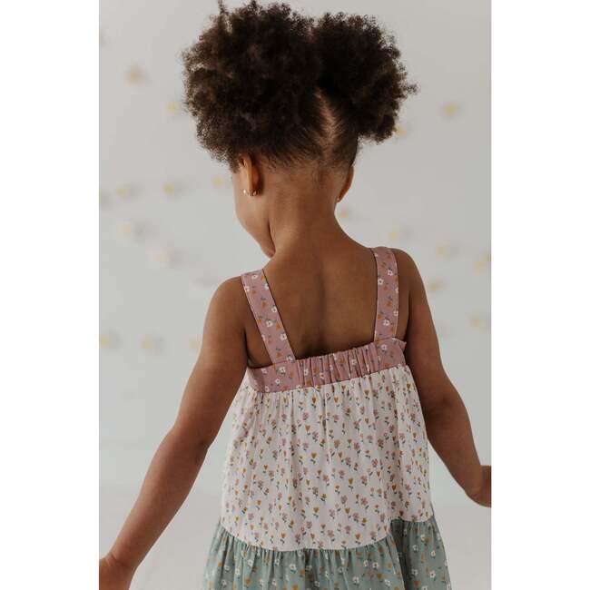 Wide Strap Dress Multi Daisy - Dresses - 8