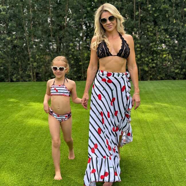 Mila Cherry Top Print Tie Neck UPF 50+ 2-Piece Bikini, Multicolors - Two Pieces - 5