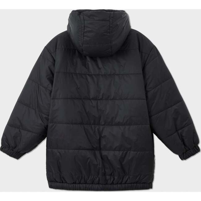 Sherpa Lined Reversible Parka, Black - Parkas - 4