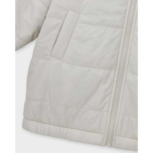 Sherpa Lined Reversible Parka, Stone - Parkas - 6