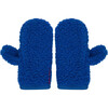 Kids Merino Wool Mittens 6y+, Cobalt - Gloves - 1 - thumbnail