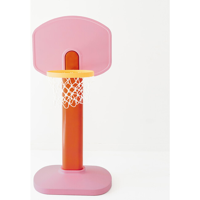 Basketball Hoop Pink & Orange