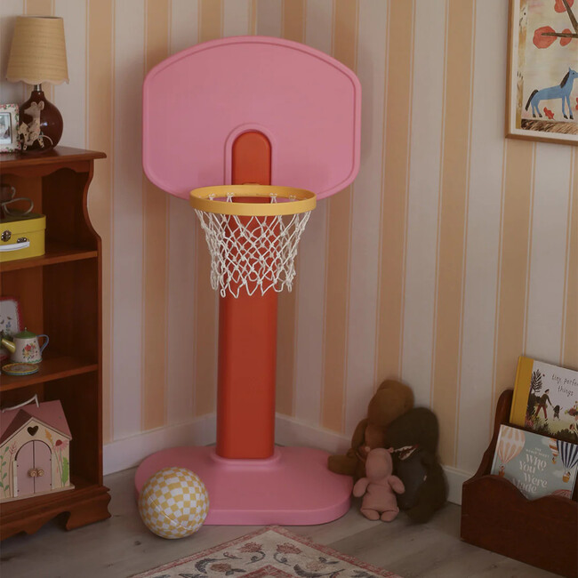 Basketball Hoop Pink & Orange