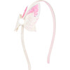 Shaker Easter Bunny Ear Bow Headband, Pink - Hair Accessories - 1 - thumbnail