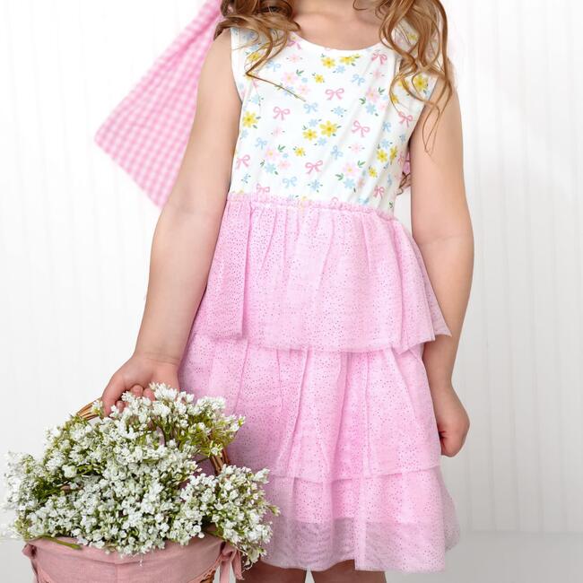 Sweet Floral Tank Tutu Dress, Multi - Dresses - 3