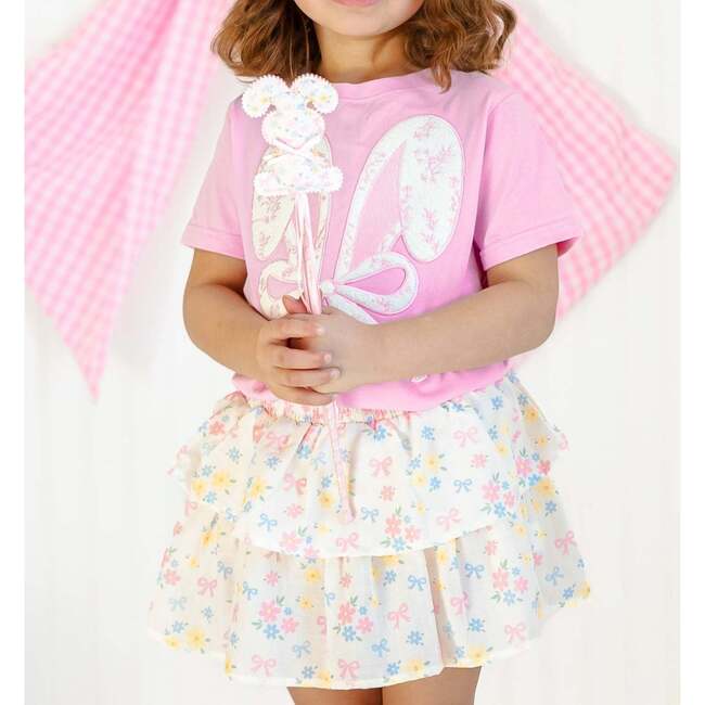 Sweet Floral Easter Bunny Wand, Pink - Costume Accessories - 3