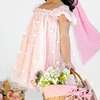 Little Bunny Easter Tulle Dress, Pink - Dresses - 3