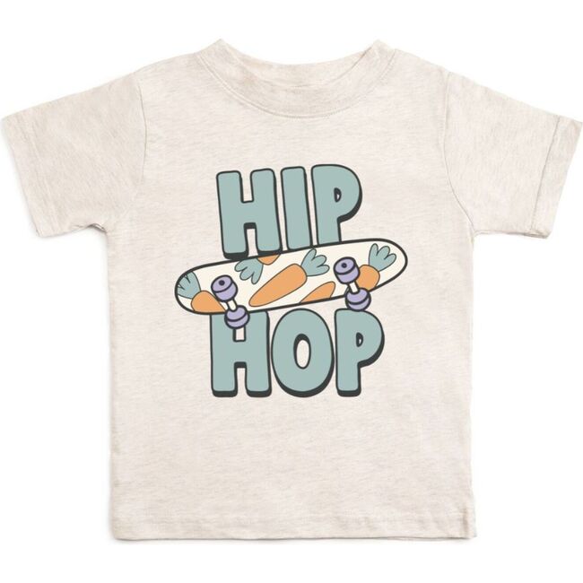 Hip Hop Skateboard Easter Short Sleeve T-Shirt, Natural Heather