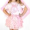 Honey Bunny Easter Tiered Tutu, Pink - Tutus - 3