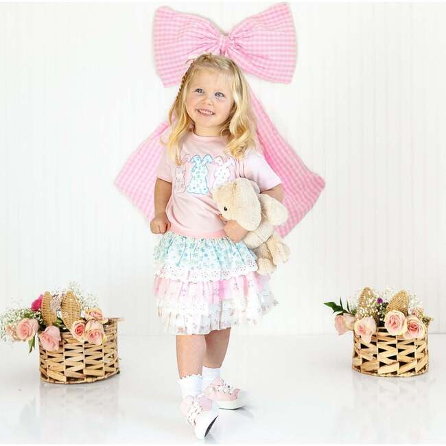 Floral & Lace Tiered Tutu, Multi