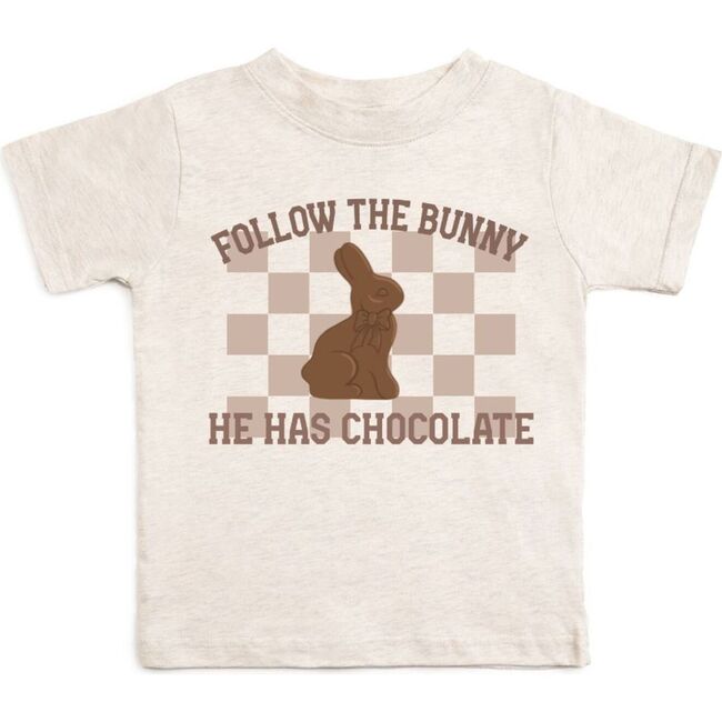 Easter Chocolate Bunny Short Sleeve T-Shirt, Natural Heather