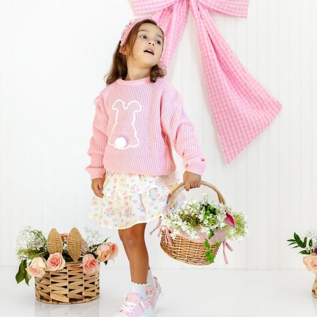 Easter Bunny Knit Sweater, Pink