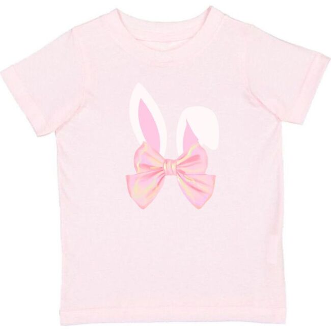 Bunny Bow Easter Short Sleeve T-Shirt, Ballet