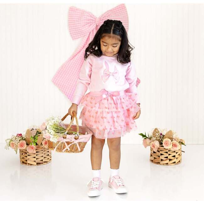 Bunny Bow Easter Sweatshirt, Ballet