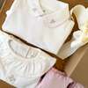 Baby Girl Gift Set Bundle Peonies Pink - Mixed Apparel Set - 2