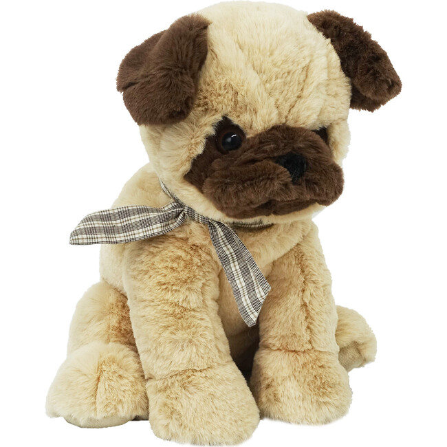 Perceval The Pug Plush Toy, Beige