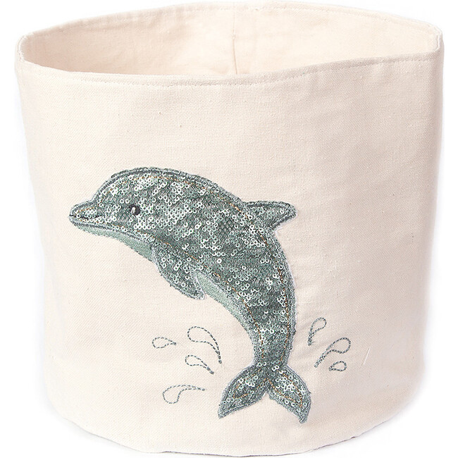 Sequin Dolphin Bin