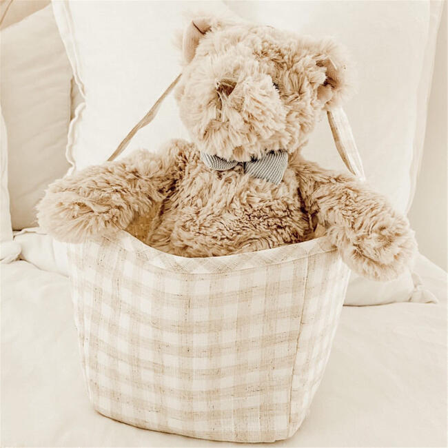 Fabric Basket, Tan