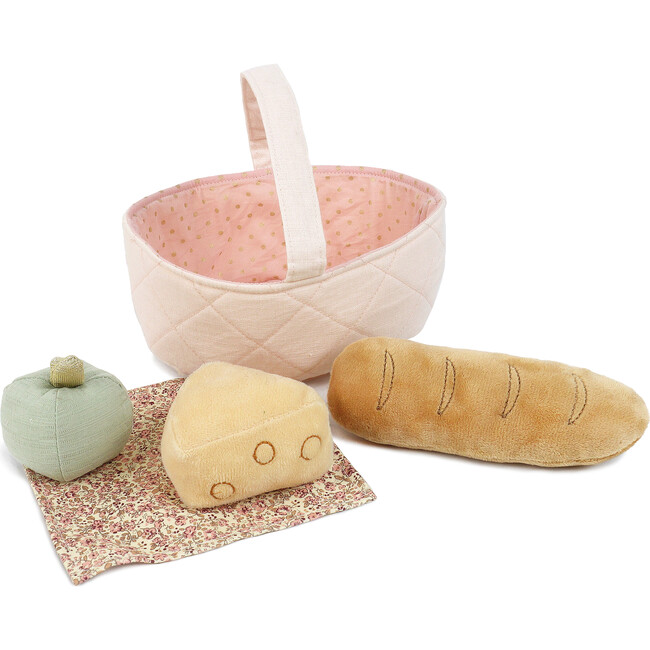 Set of 5 Parisian Picnic Set, Pastel - Plush - 1