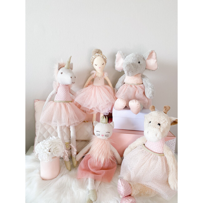 Suzy Tutu Giraffe, Pink - Plush - 3