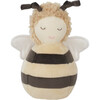 Honey Bee Chime Toy, Yellow and Black - Plush - 1 - thumbnail