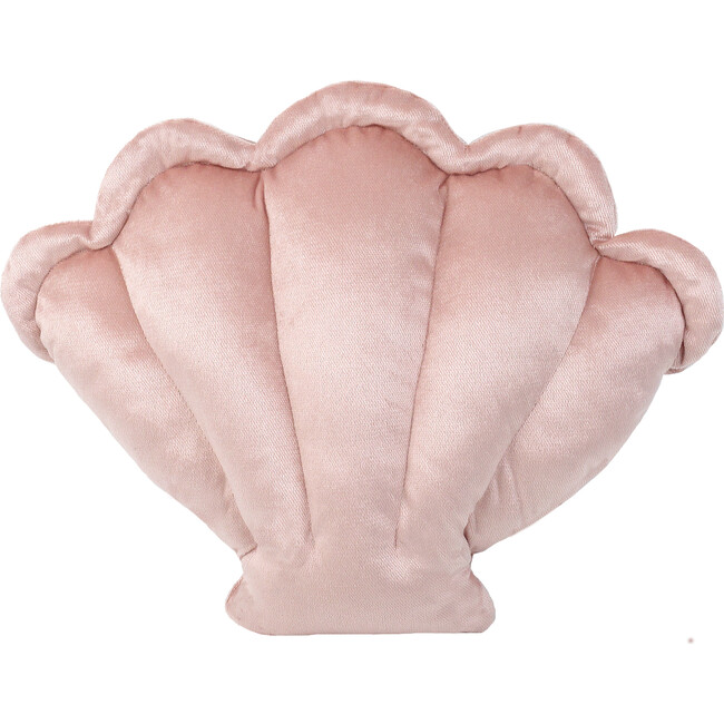 Pearl Oyster Velvet Pillow, Pink - Plush - 3
