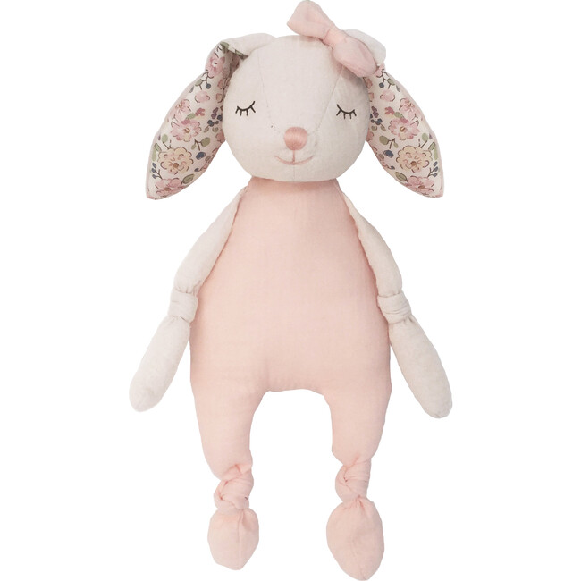 Petit Bunny Knotted Doll, Pink - Soft Dolls - 1