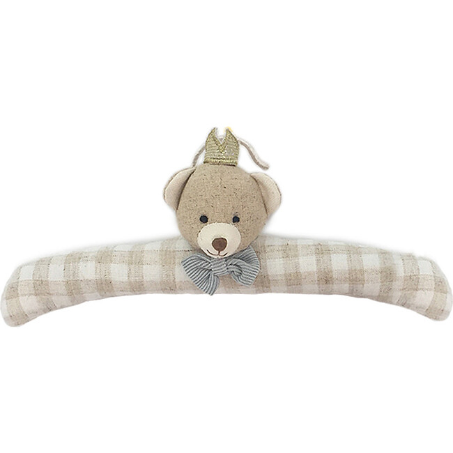 Sleep Sack with Bear Padded Hanger, Slate Blue - Nightgowns - 3